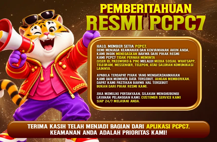 PEMBERITAHUAN RESMI PCPC7